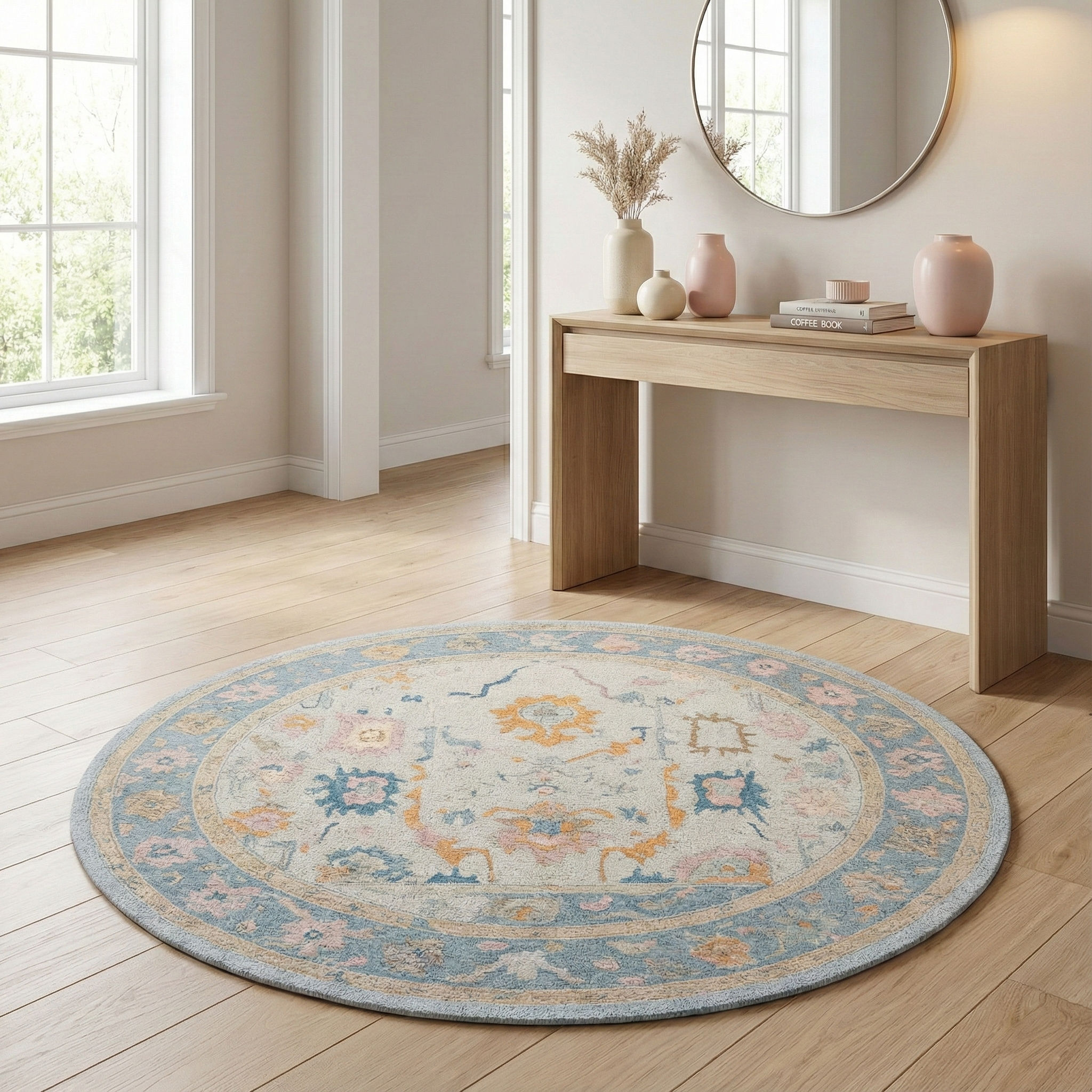 LAVENARA - Hand Knotted Oushak Carpet
